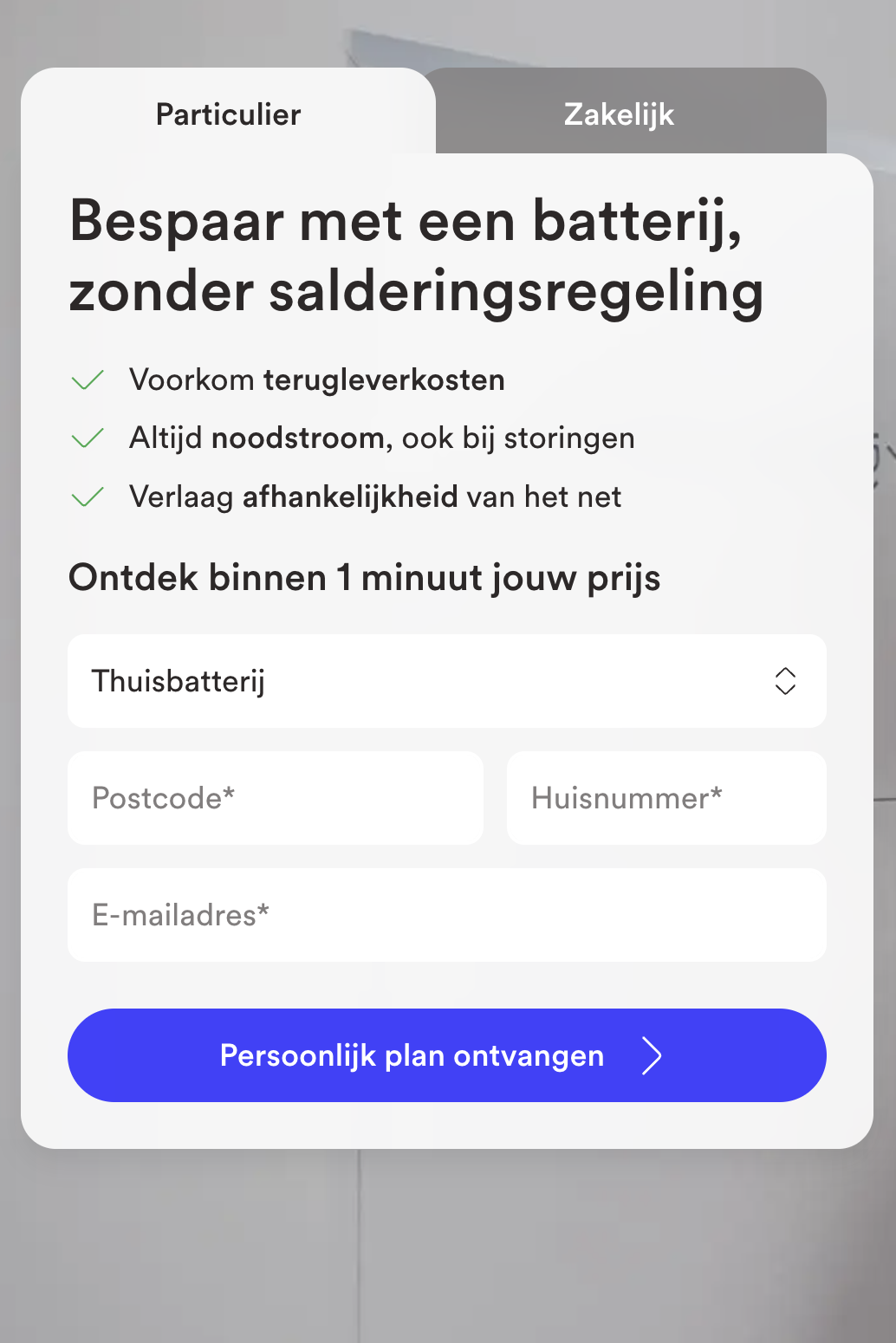 Subsidies duurzame energie