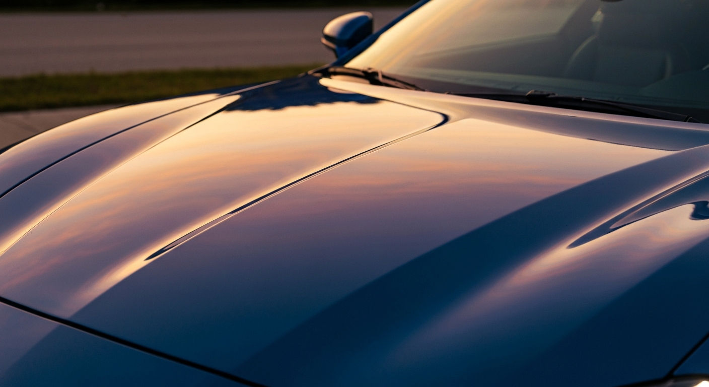 Paint Corrected Sports Car
