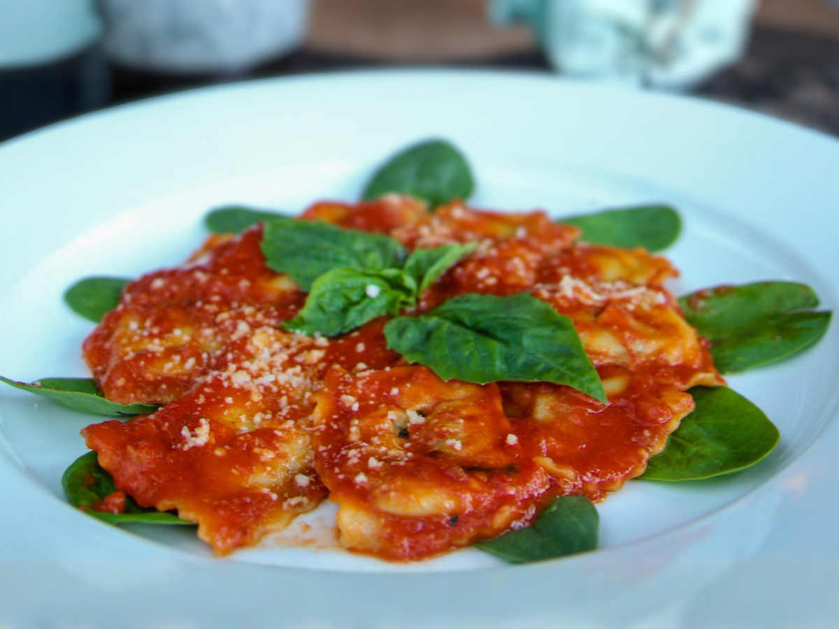 Ravioli with Spinaci