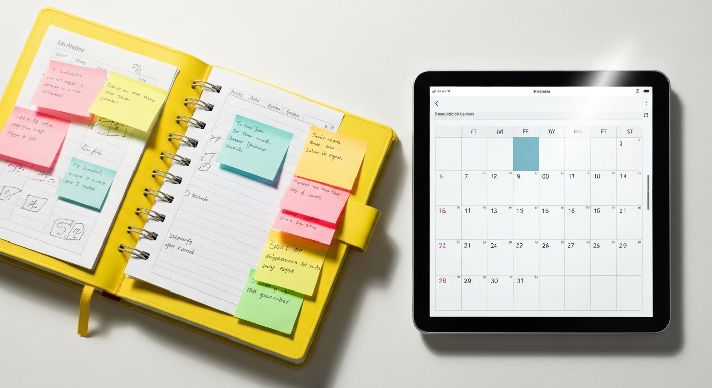 Agenda cartacea vs Agenda digitale: quanto ti costa il caos?
