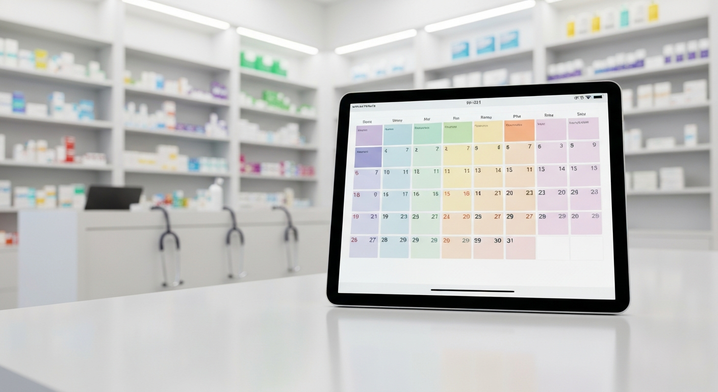 Organizzazione appuntamenti su tablet