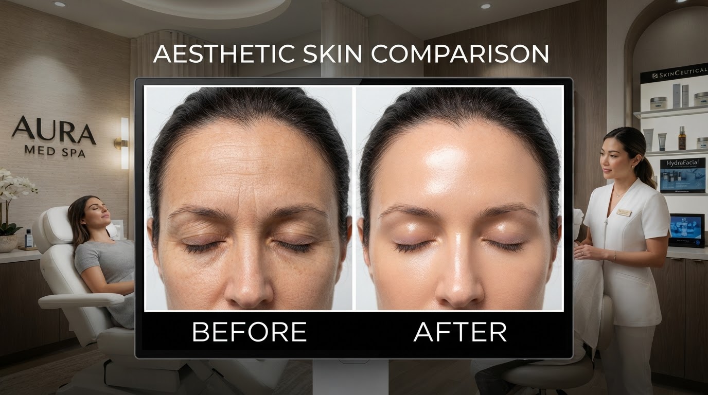 DAXXIFY Frown Line Smoothing Progress