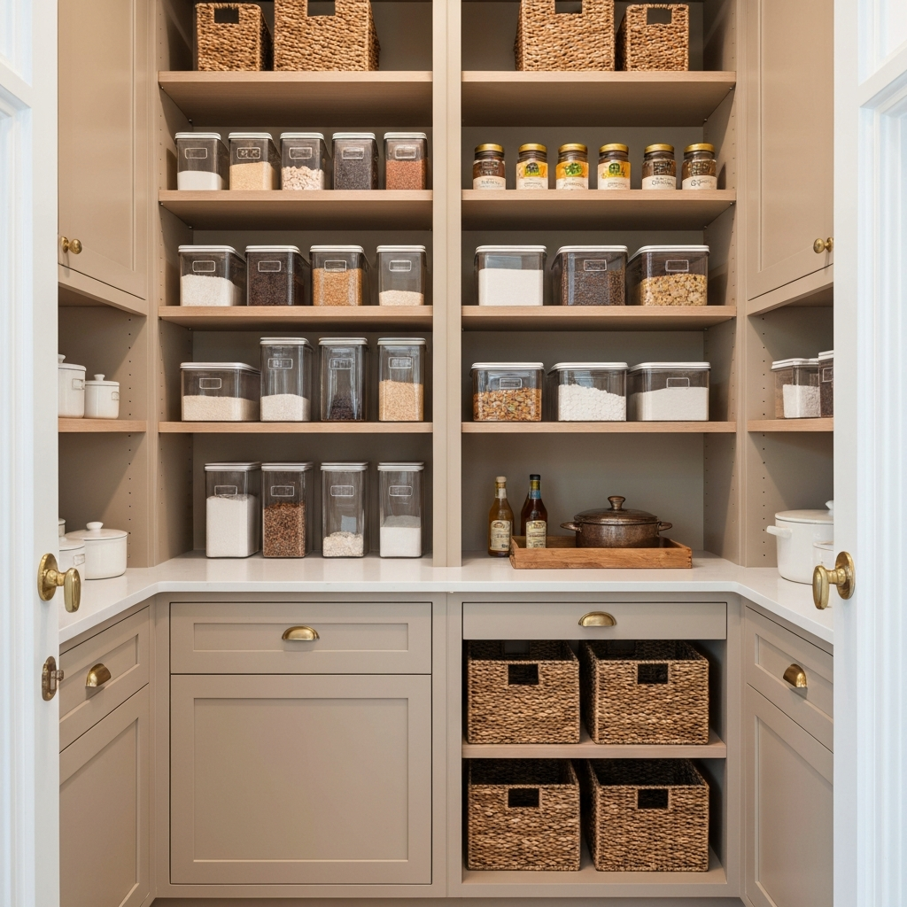 Organized pantry