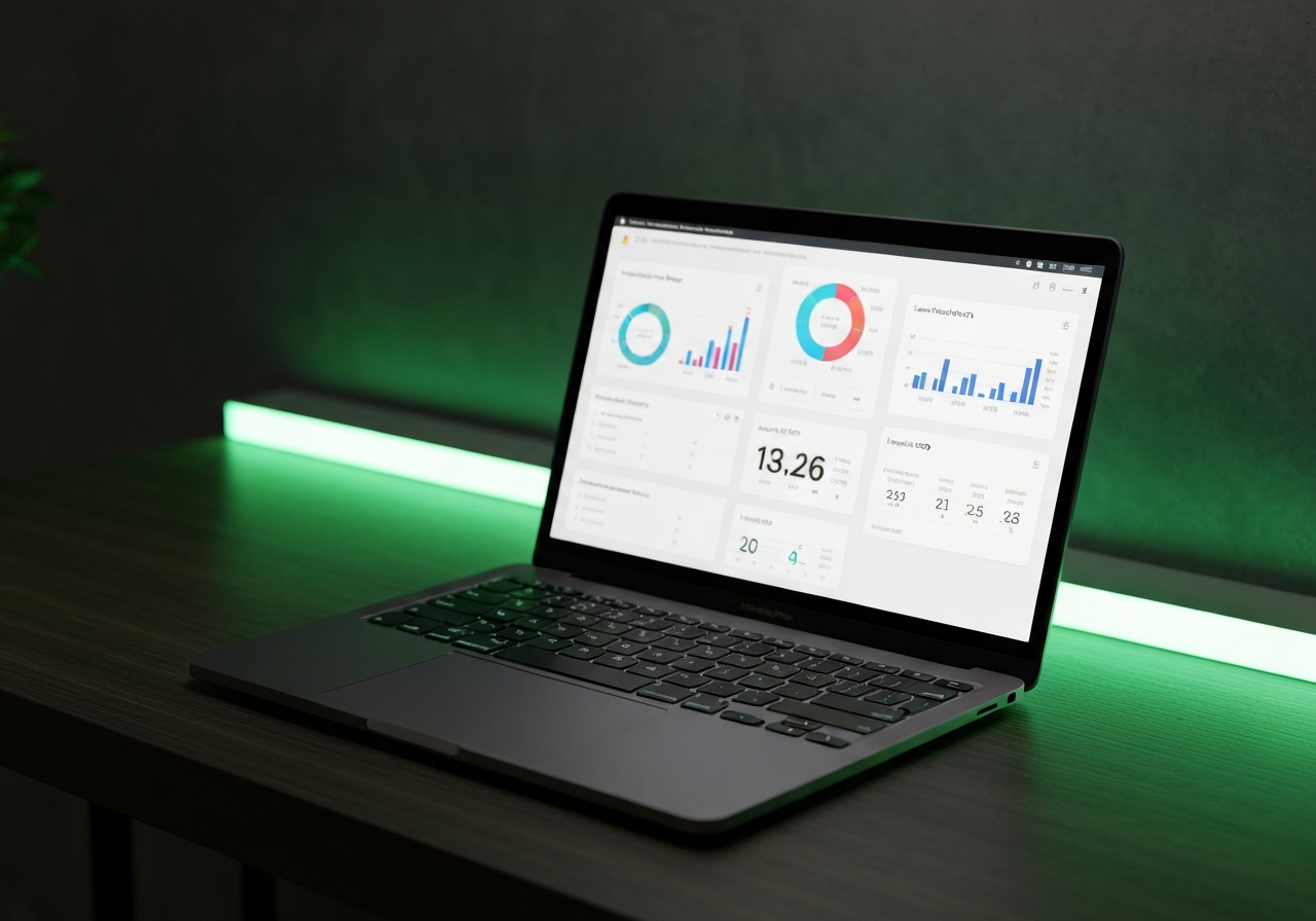 Performance tracking dashboard demonstrating SEO success for Marietta service businesses