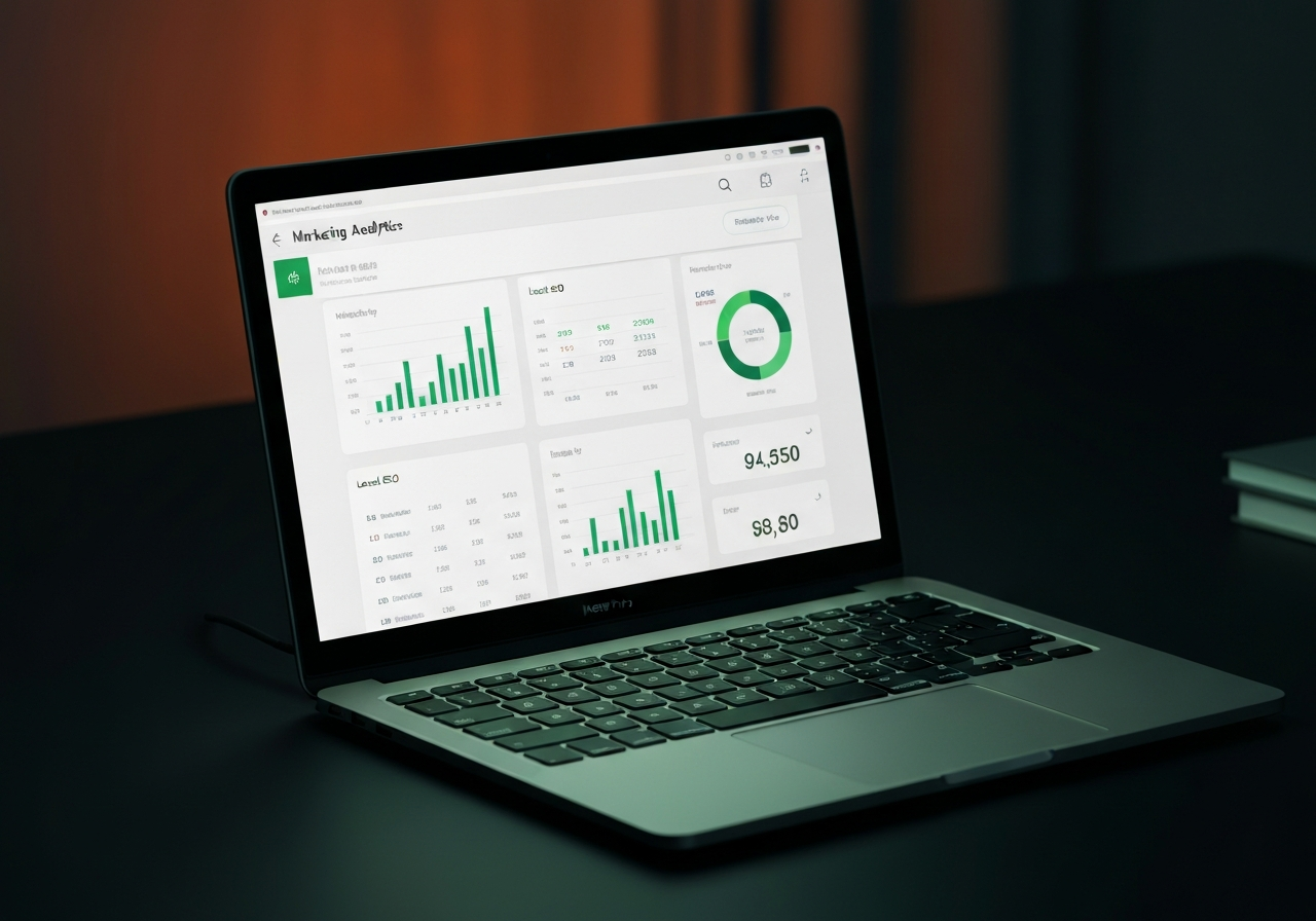 Performance tracking screen showing lead capture improvements for Hampton GA marketing campaigns