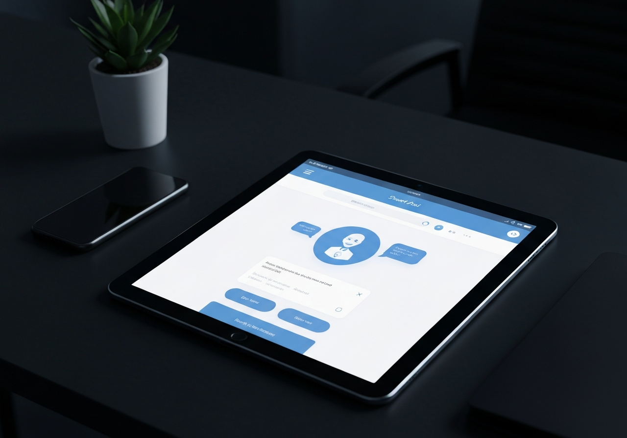 Business owner managing leads
