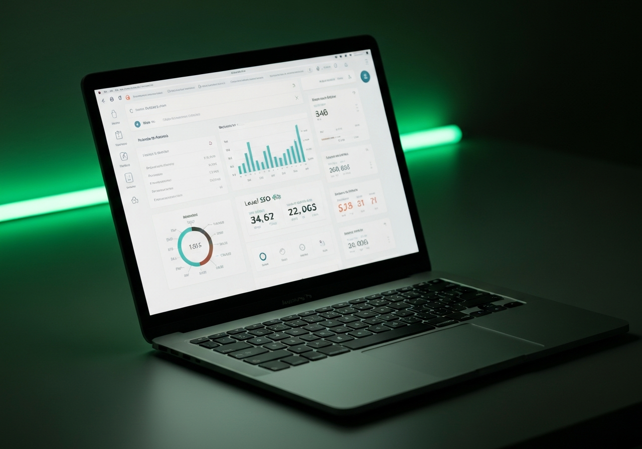 Analytics view demonstrating AI search optimization results across Metro Atlanta