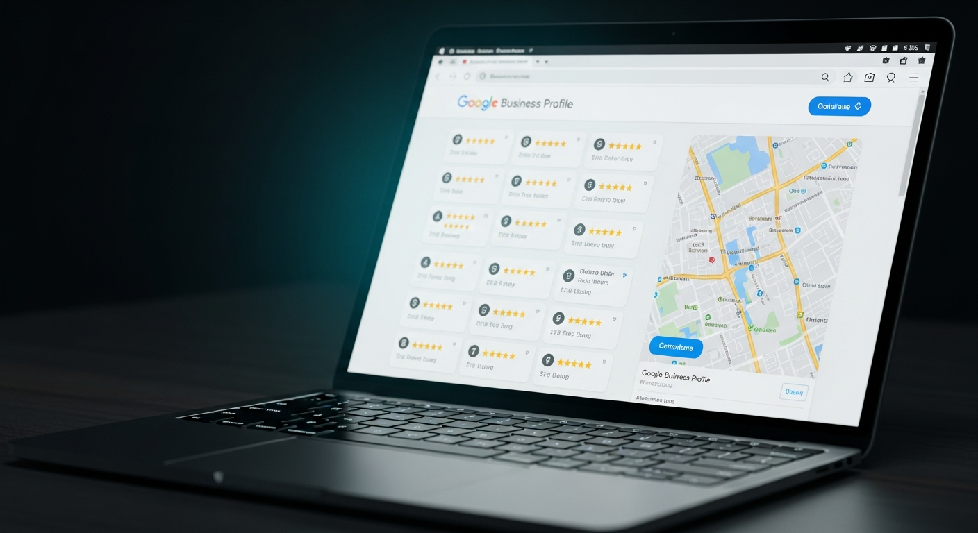 Dashboard showing gmb/gbp optimization results for McDonough businesses