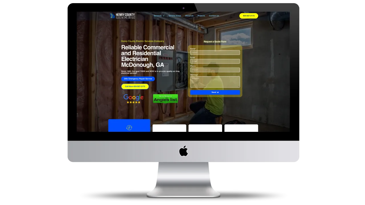 Henry County Electric: From No Website to Daily Service Calls