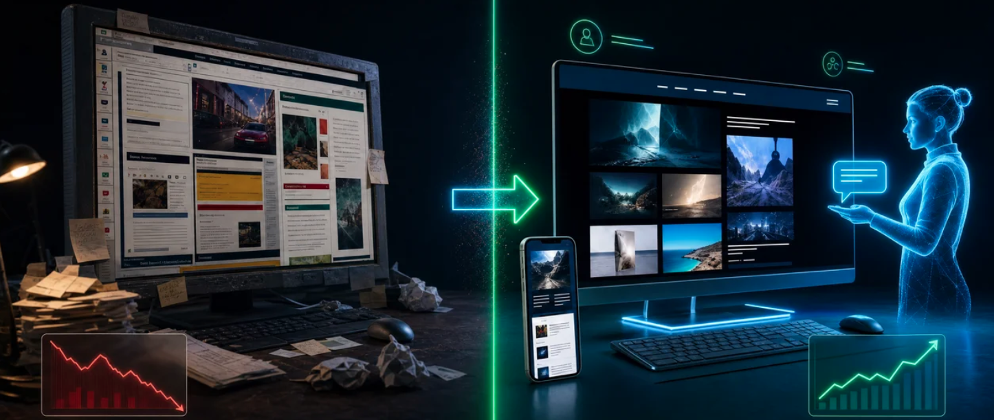 Businesses With an Outdated Website