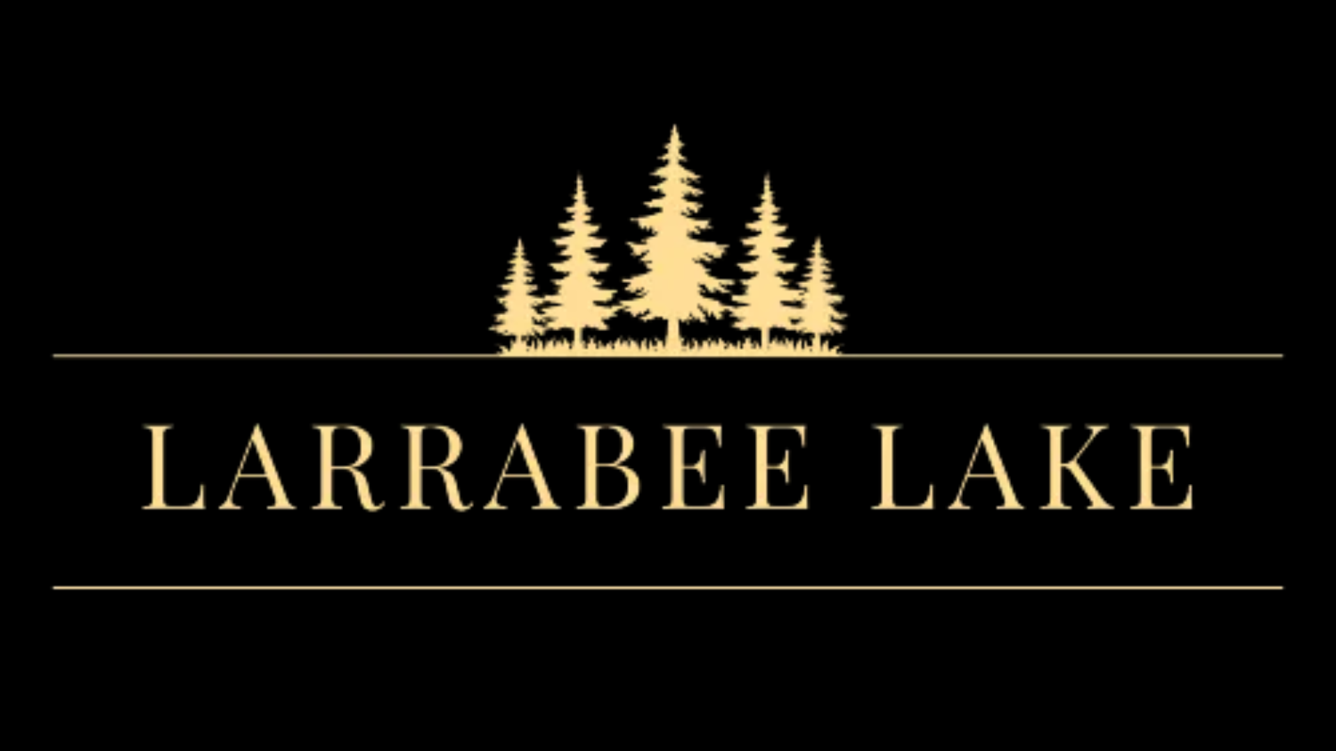 Website homepage for Larrabee Lake Retreat, Private lakeside retreat and hospitality