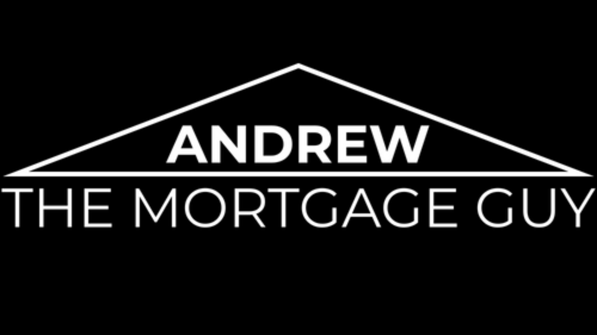 Website homepage for Andrew the Mortgage Guy, Personal mortgage lending services
