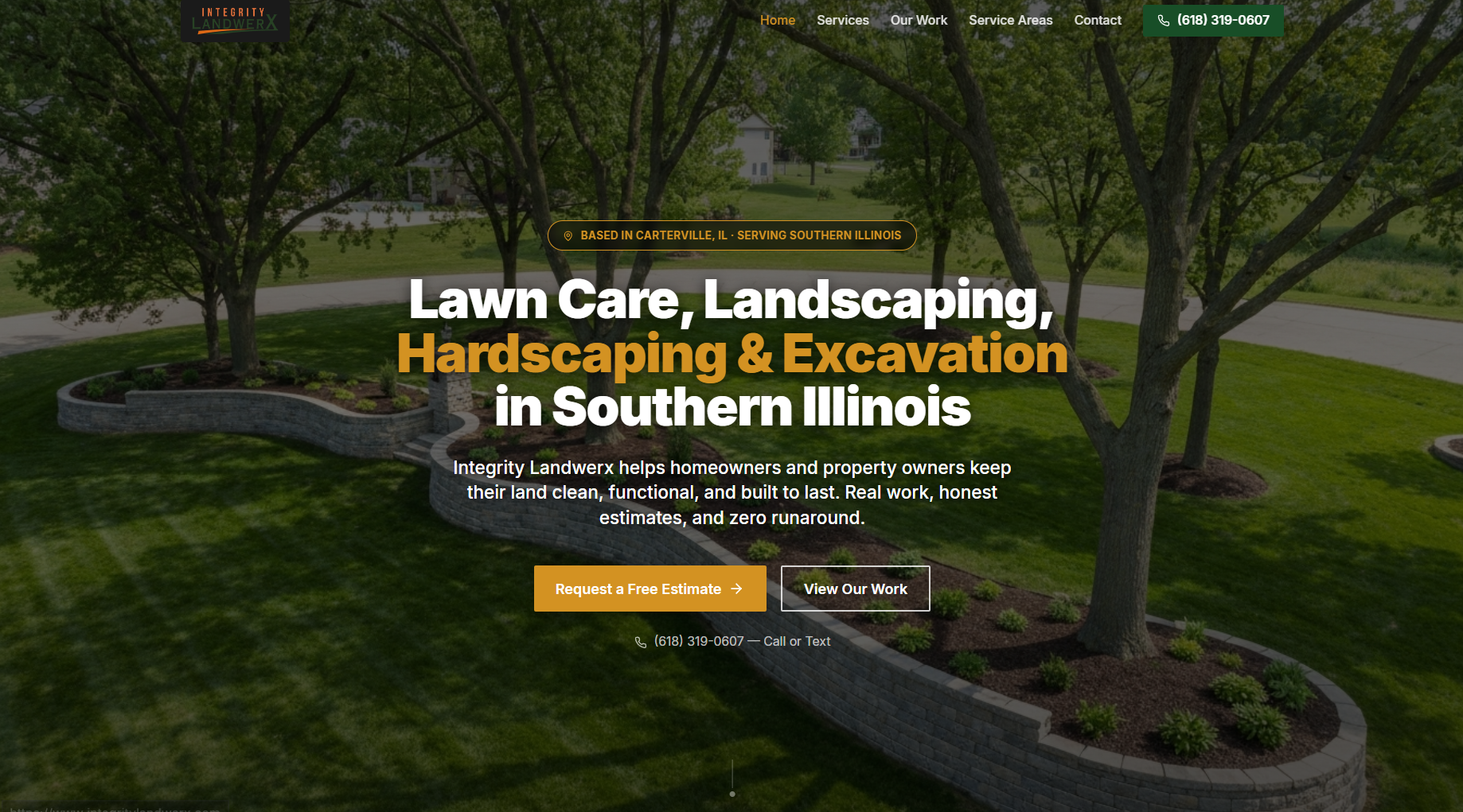 Integrity Landwerx Website Hero