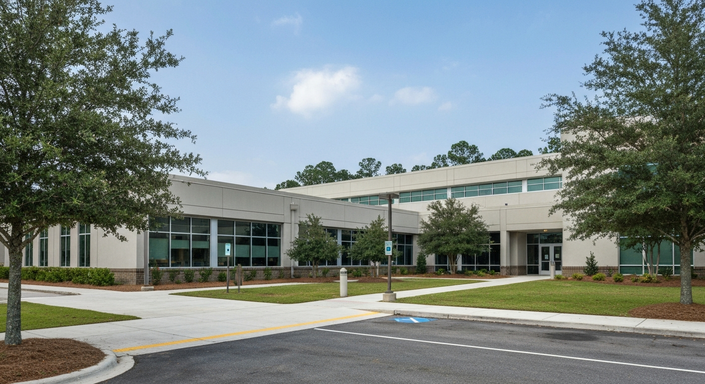 Professional legal building representing Al Cannon Detention Center in North Charleston