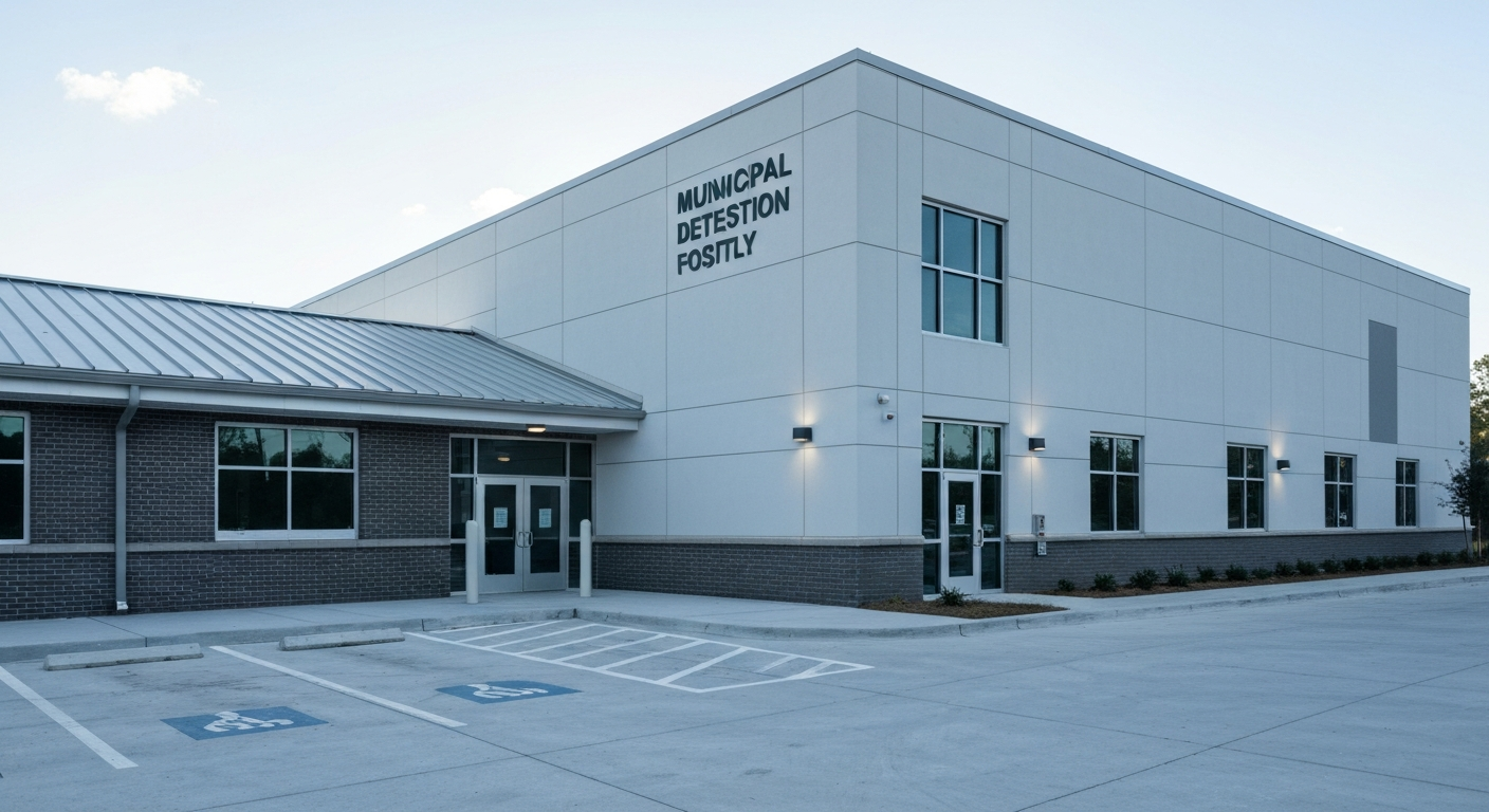 Exterior of Chester County Detention Center