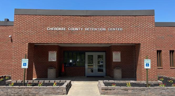 Exterior view of the Cherokee County Detention Center