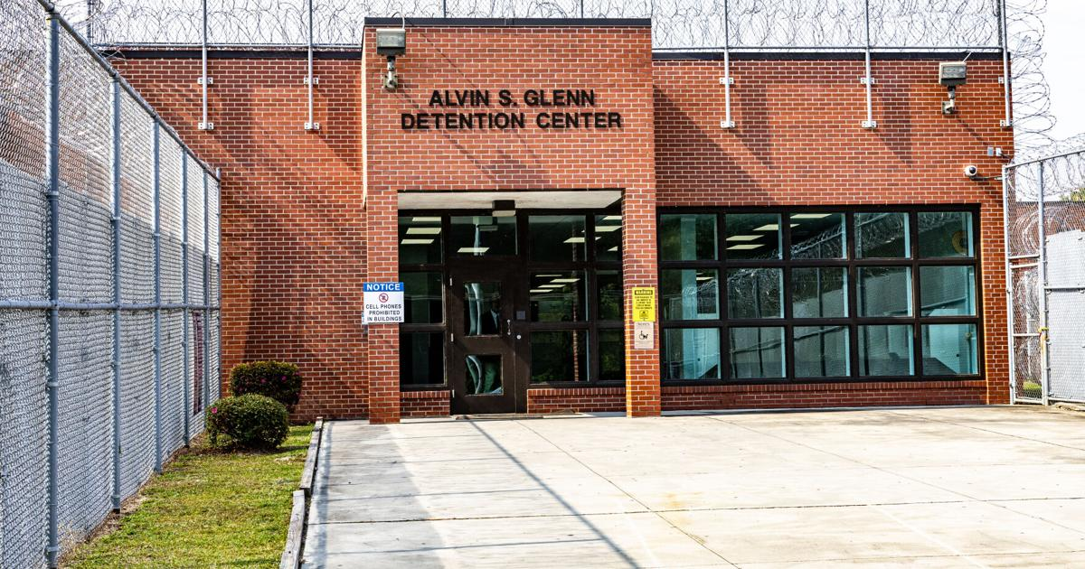 Exterior view of the Alvin S. Glenn Detention Center in Columbia, SC