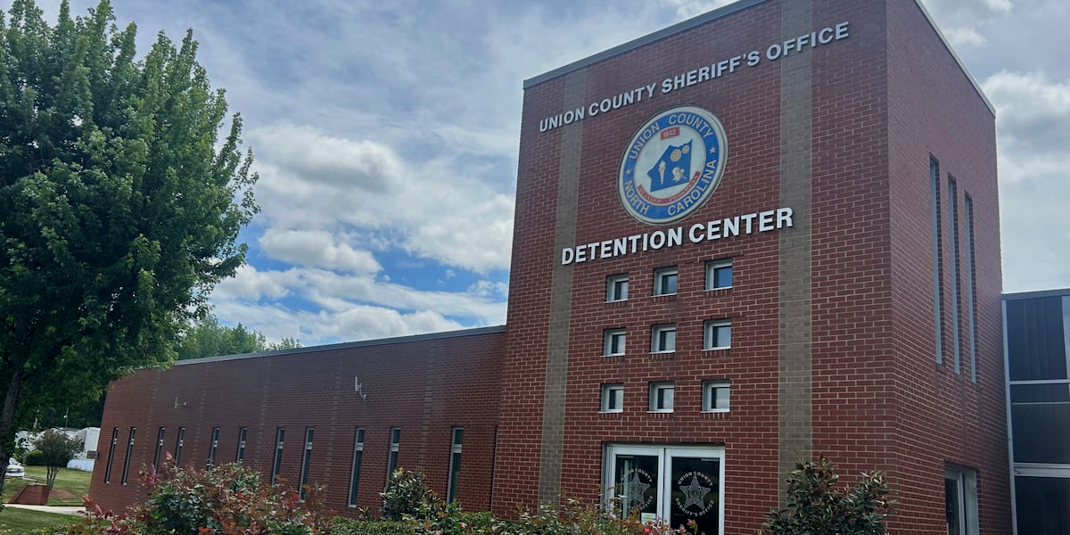 Exterior view of the Union County Detention Center