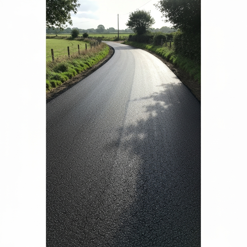 Private road slurry seal in Lincolnshire — Paddway Roadworks