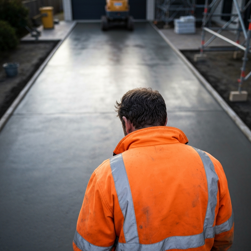 Jamie Robinson, founder of Paddway Roadworks, 17 years in the paving and resurfacing trade