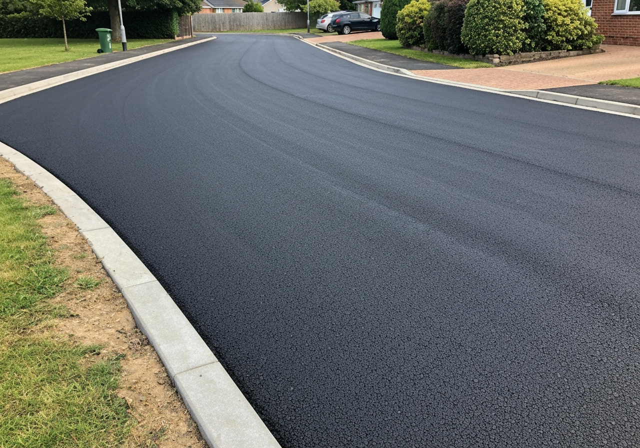 Residential tarmacing project in Ordsall, West Retford — Paddway Roadworks