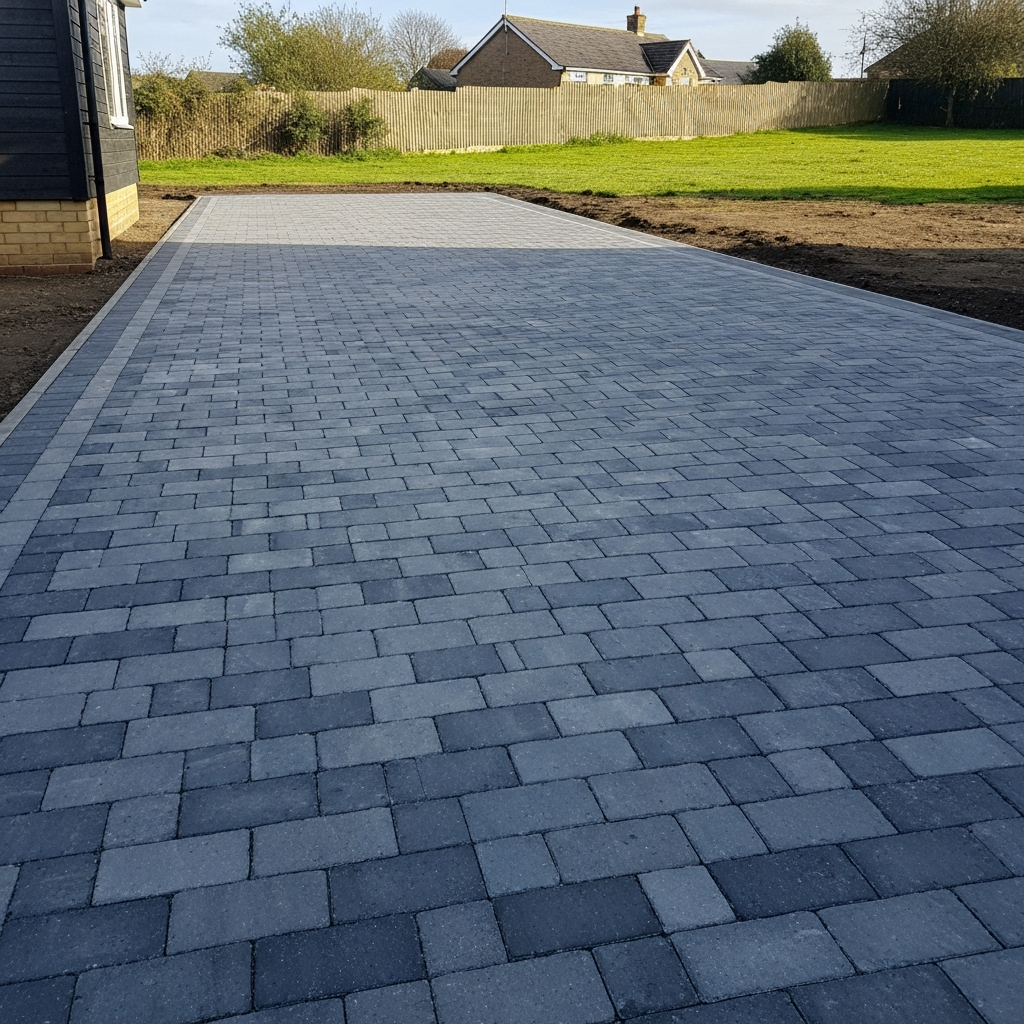Block paving driveway completed in Doncaster, South Yorkshire