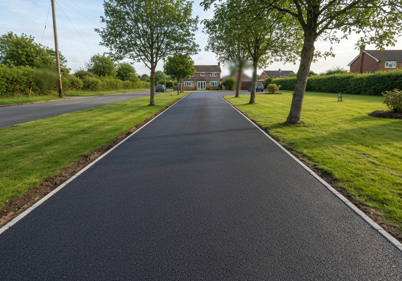 Residential tarmac driveway completed in Retford, Nottinghamshire