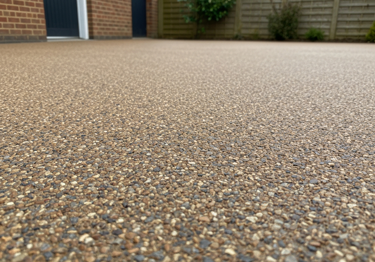 Natural aggregate resin bound driveway completed in Lincoln, Lincolnshire