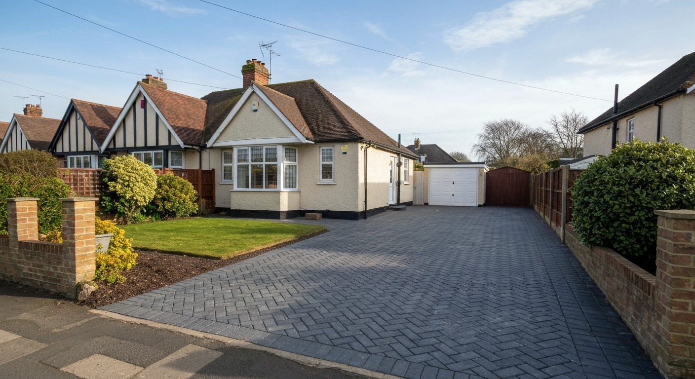 Block paving driveway in Balderton, Newark-on-Trent — Paddway Roadworks