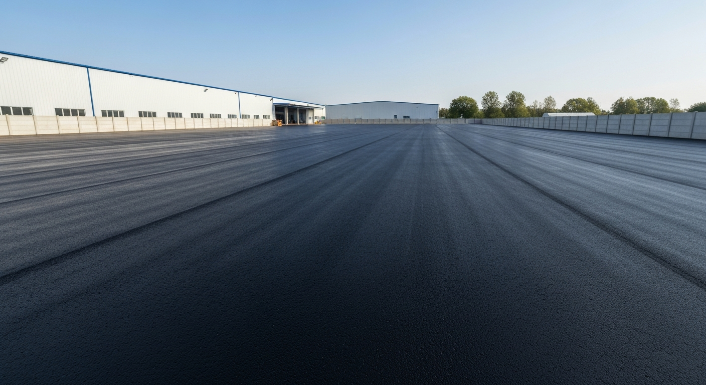 Commercial tarmacing project off Lincoln Road (A46) near Newark — Paddway Roadworks