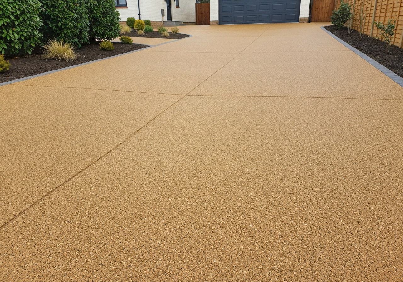 Resin bound driveway finish in Retford, Nottinghamshire — Paddway Roadworks