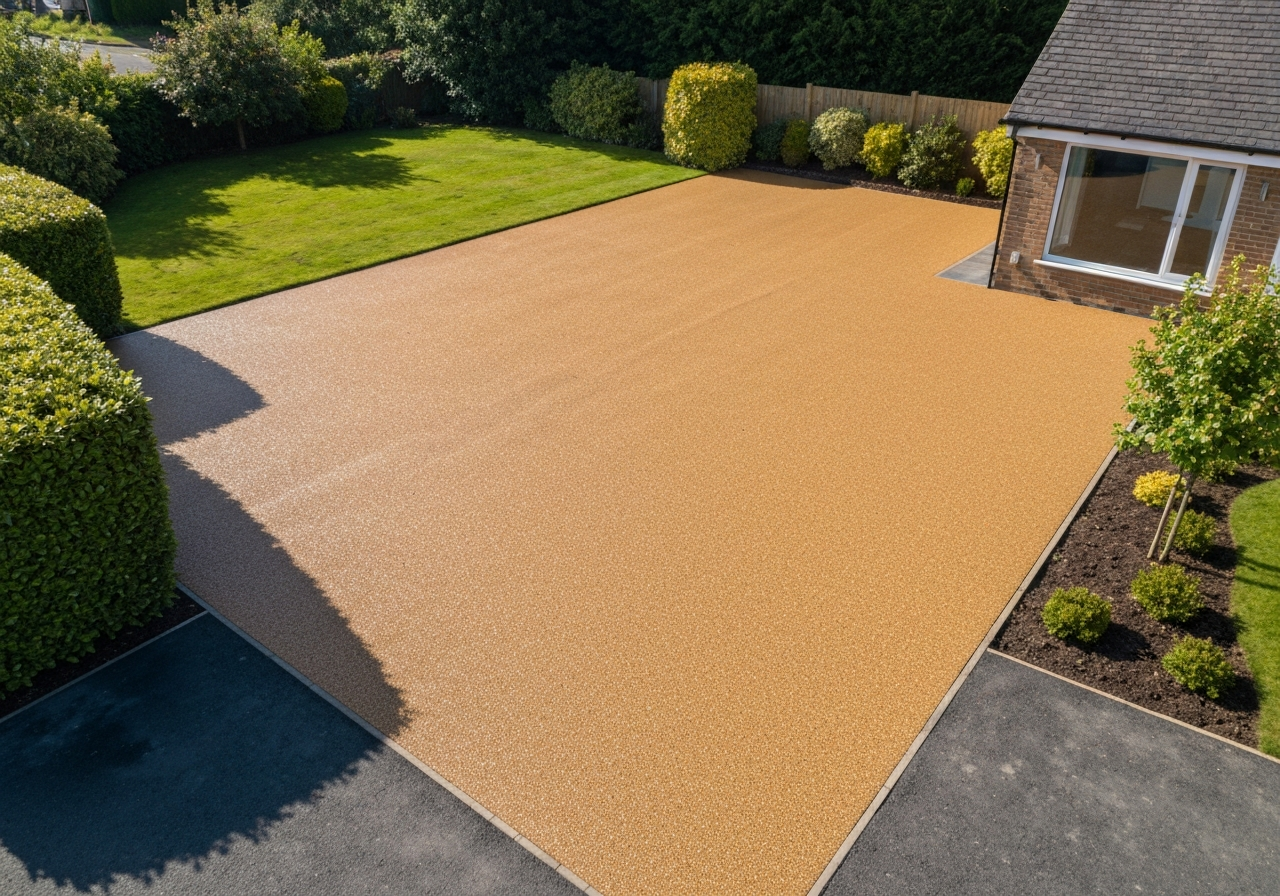 SuDS compliant permeable resin bound driveway in Doncaster, South Yorkshire