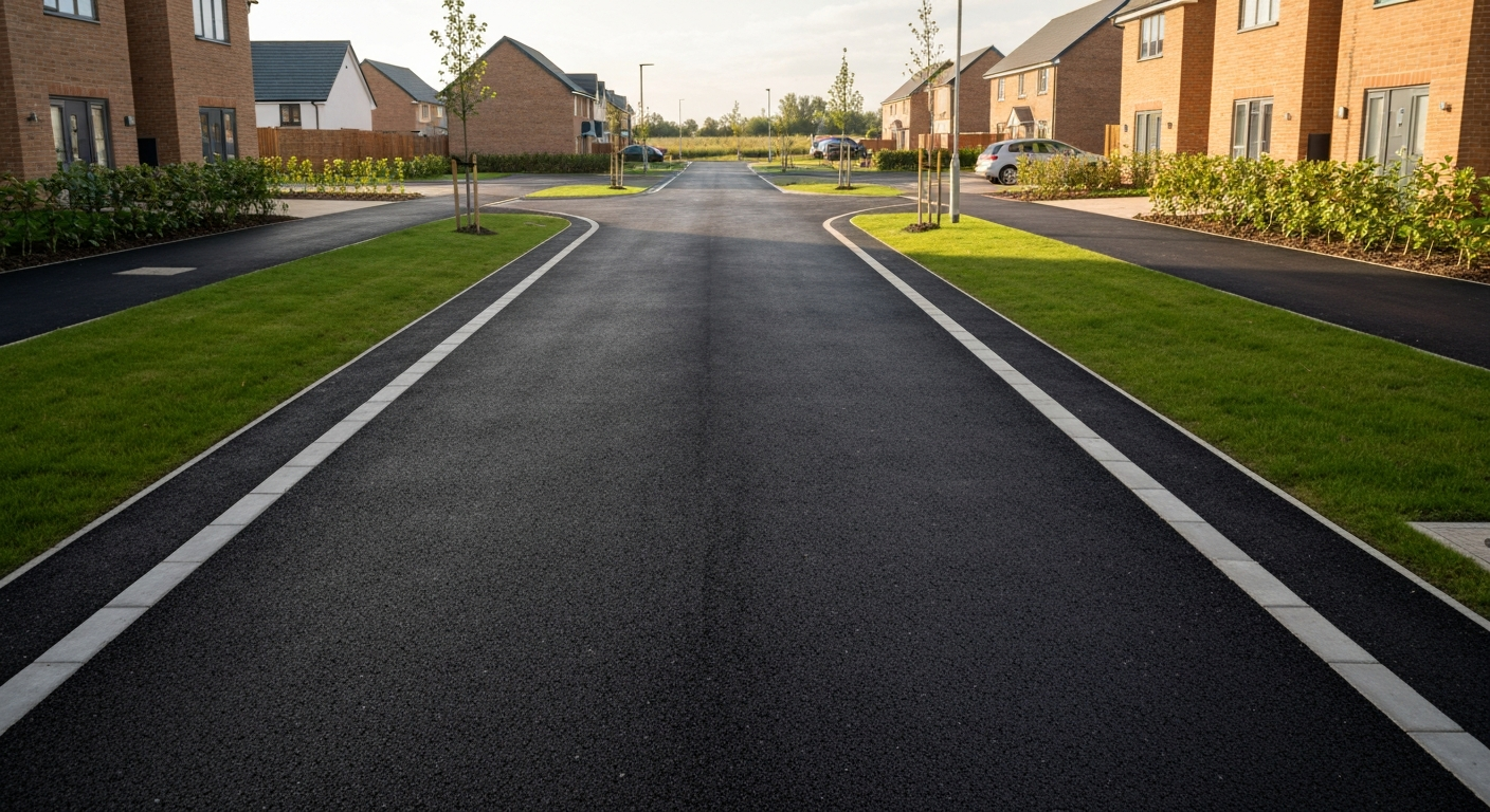 Tarmac driveway in Fernwood, Newark-on-Trent — Paddway Roadworks