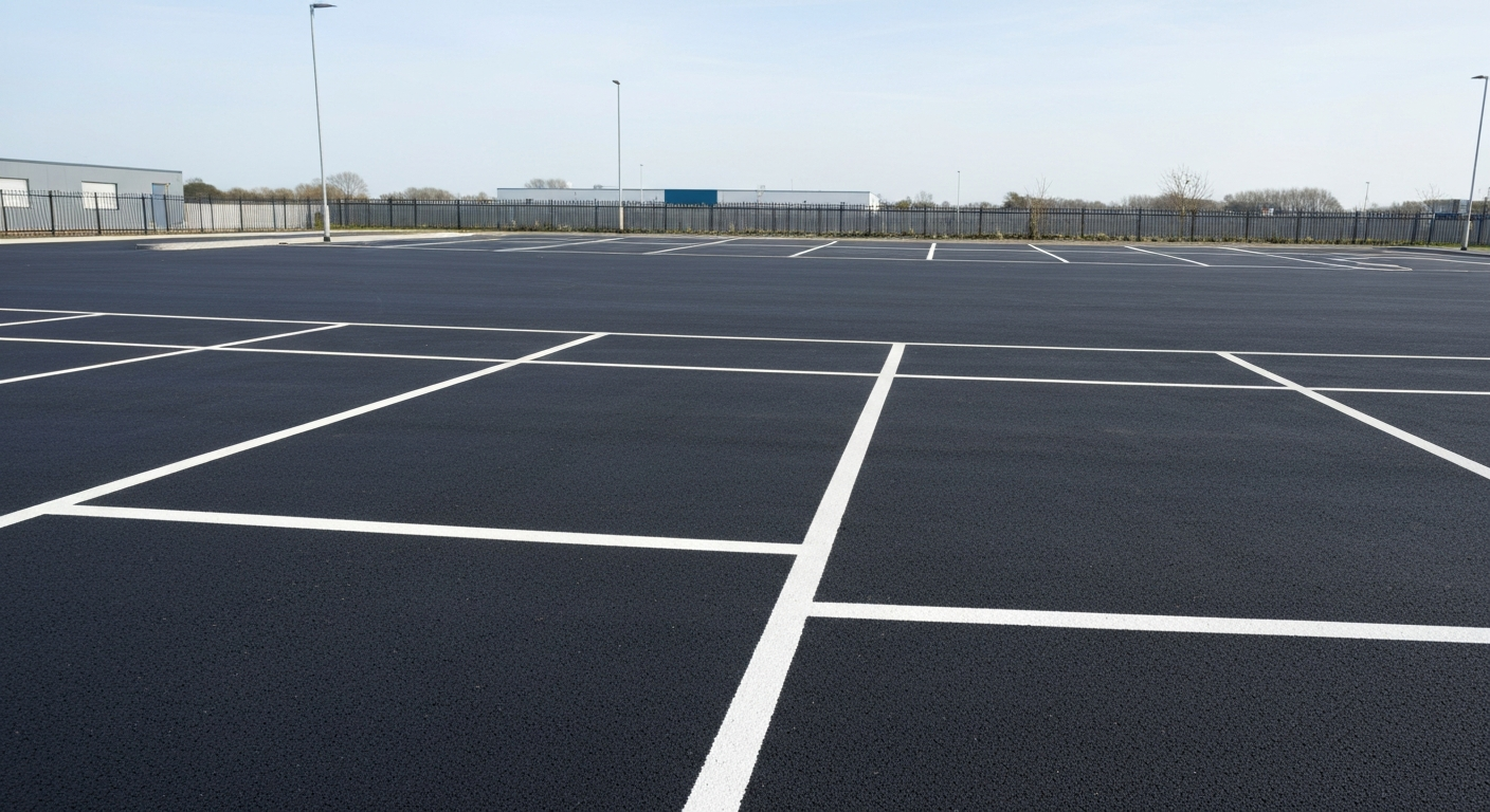 Commercial car park resurfacing in Spalding, Lincolnshire