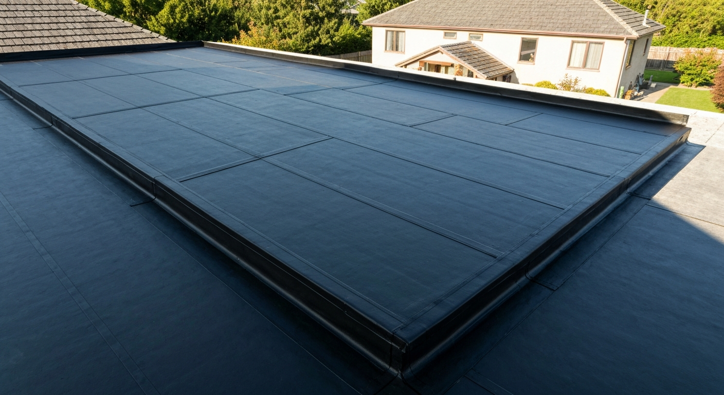 EPDM flat roof installation by SC Roofing in Coventry
