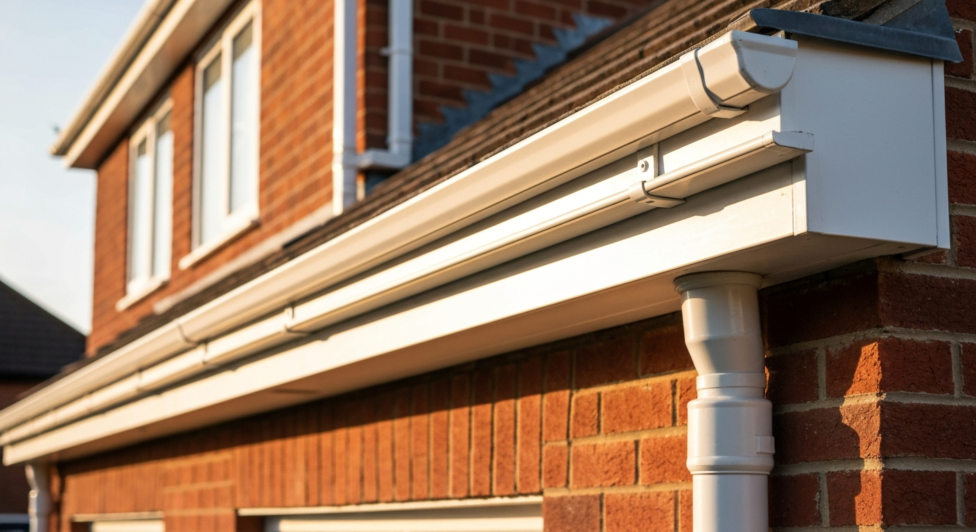 New guttering installation by SC Roofing in Coventry