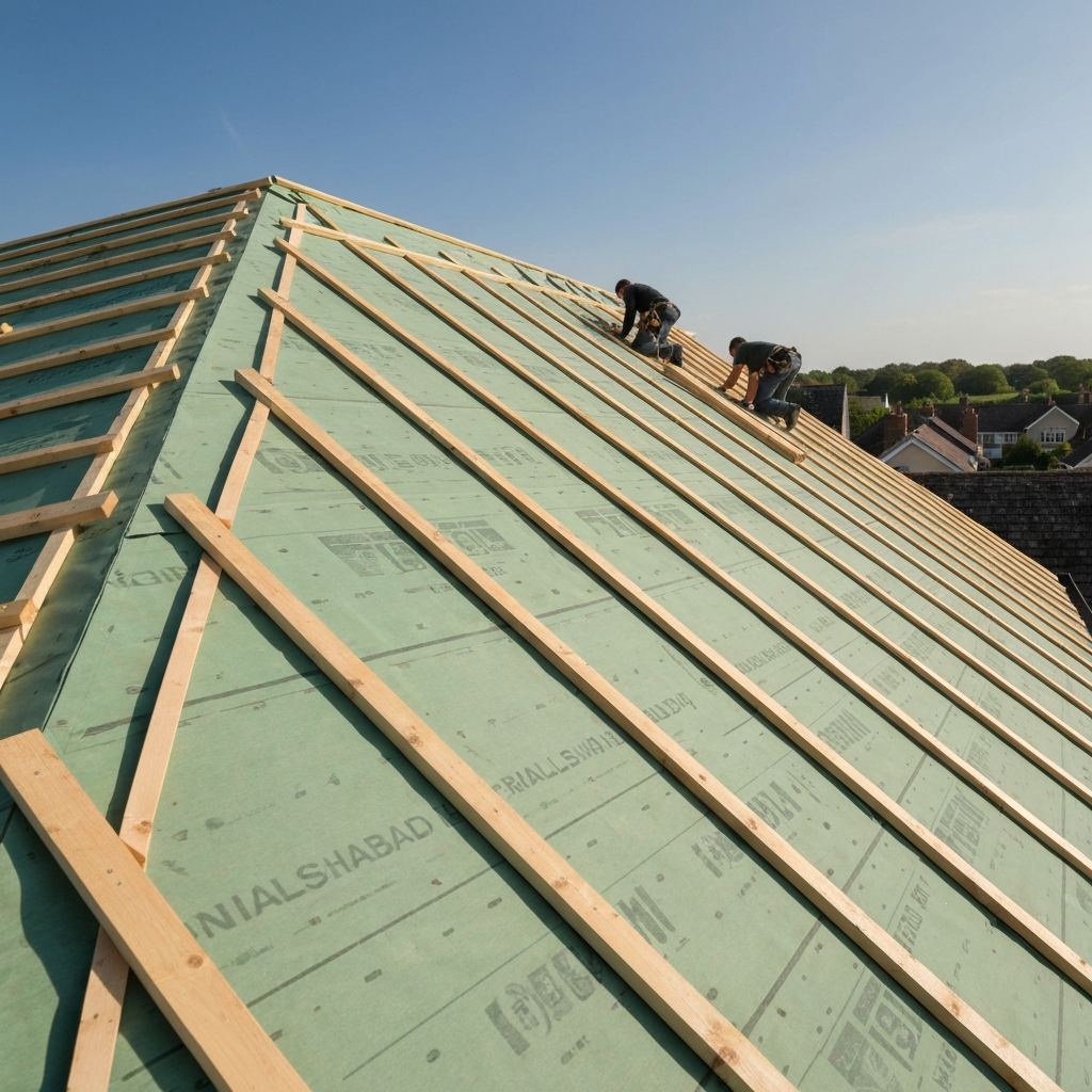 Roofing construction and new roof installation by SC Roofing