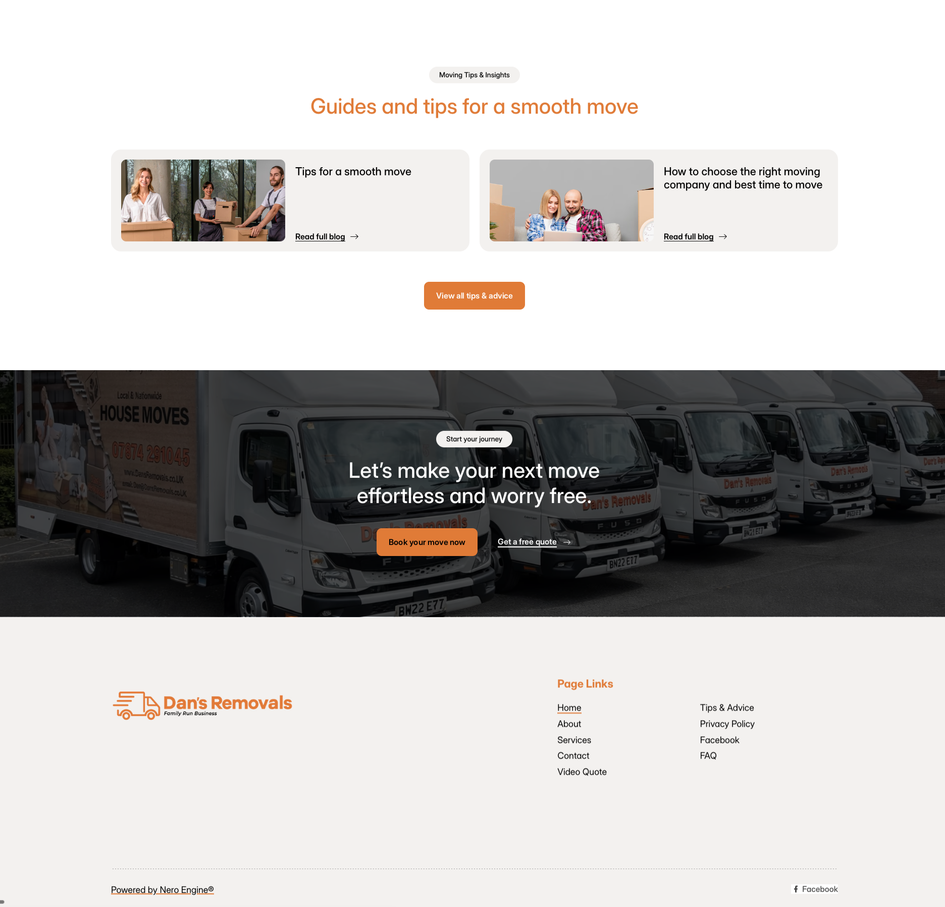 Dan's Removals After - Footer