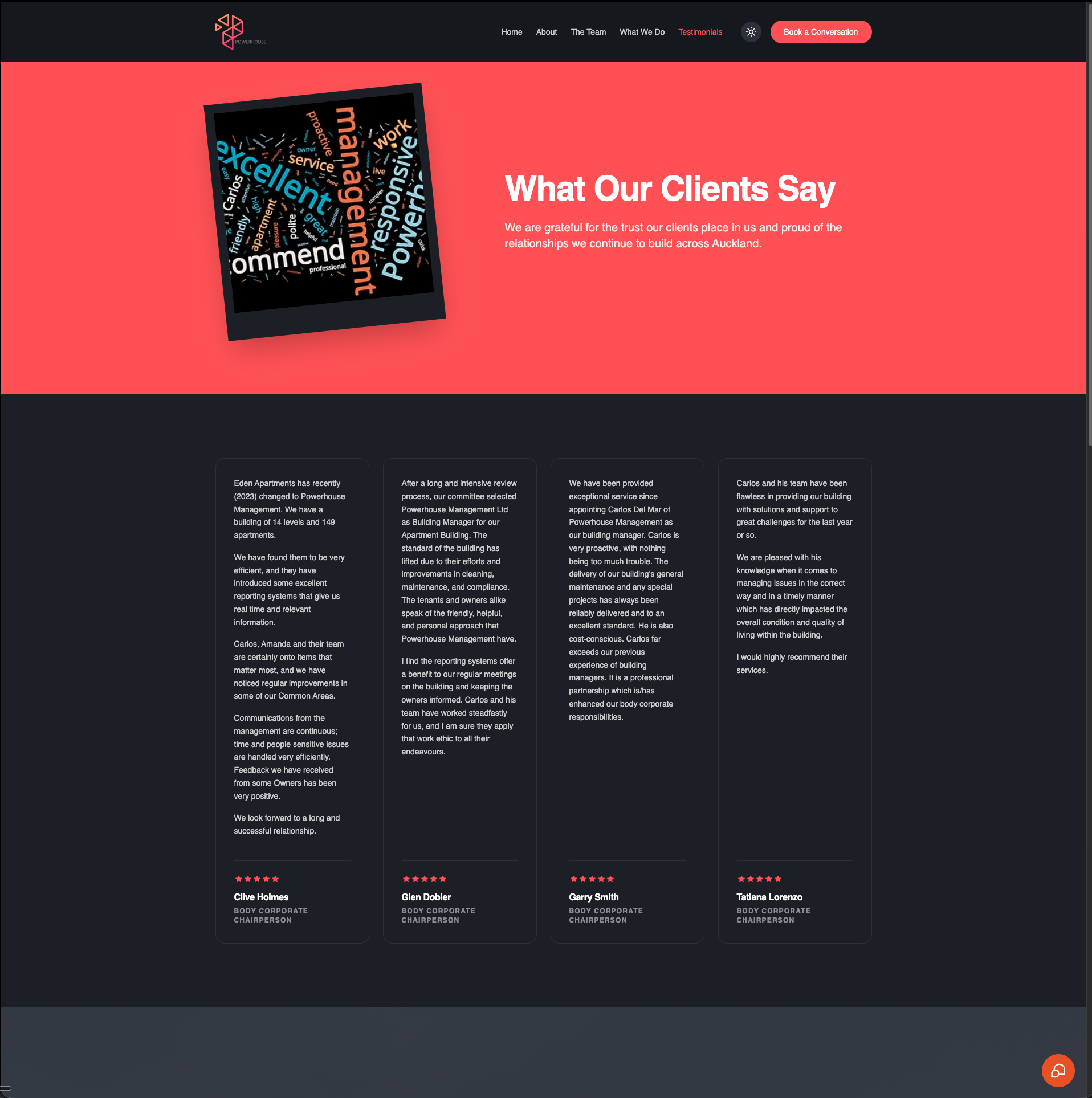 Powerhouse Management After 9