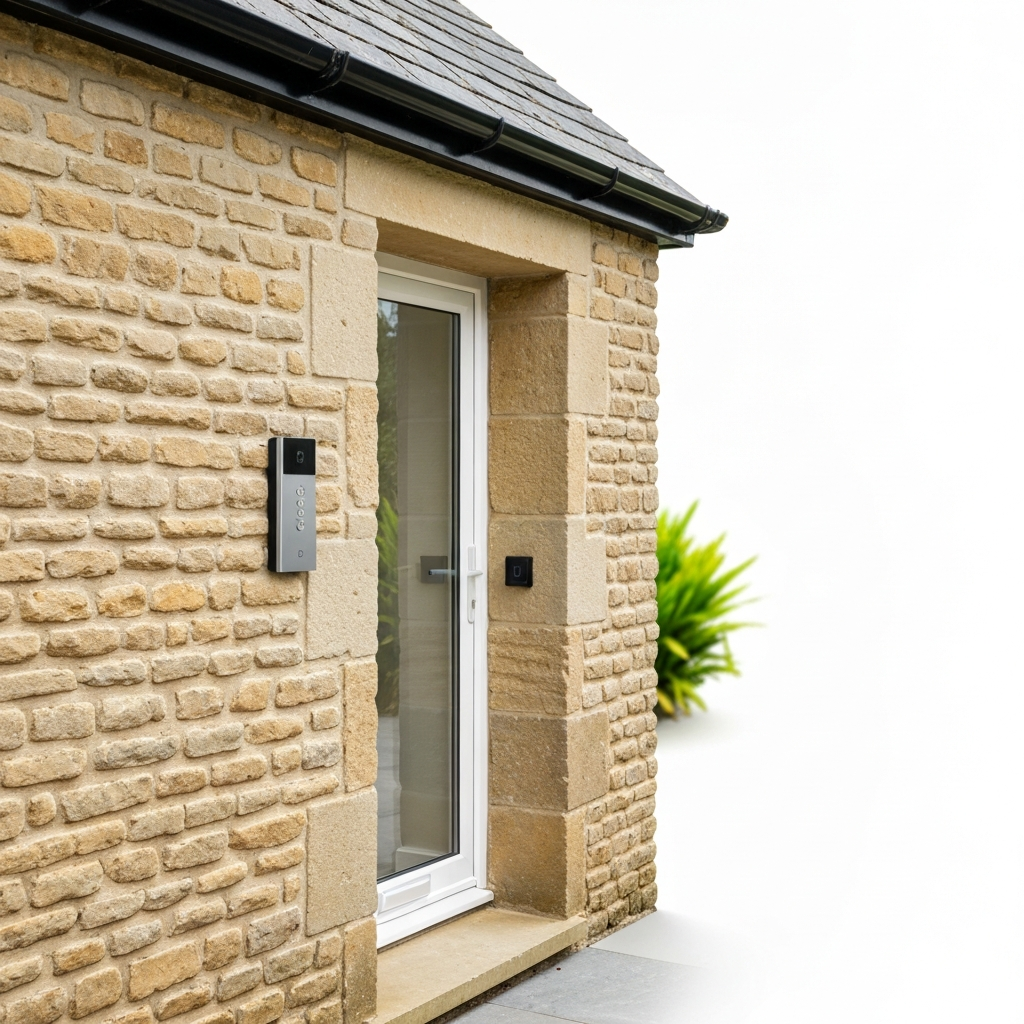 Video intercom door entry system Cornwall property
