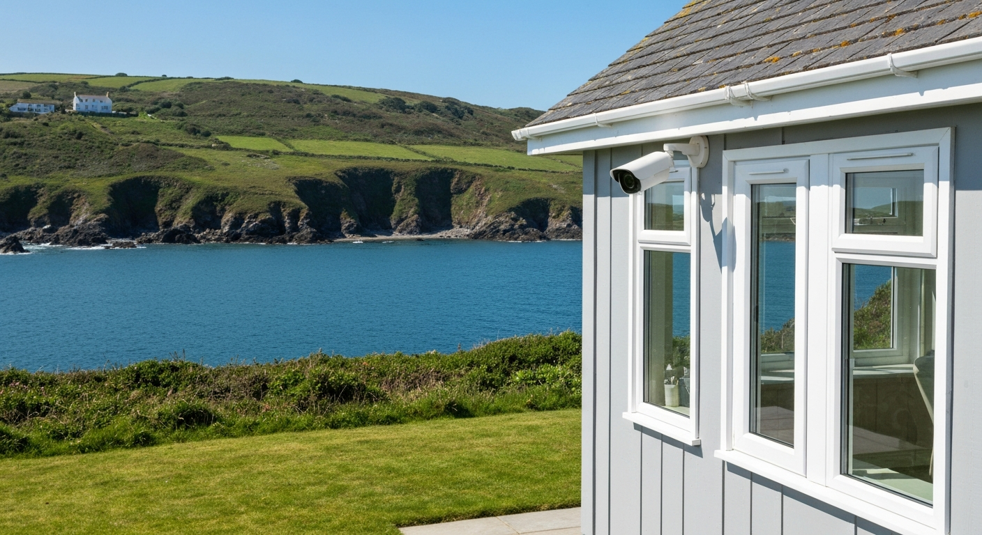 CCTV installation for holiday property near Hayle Towans