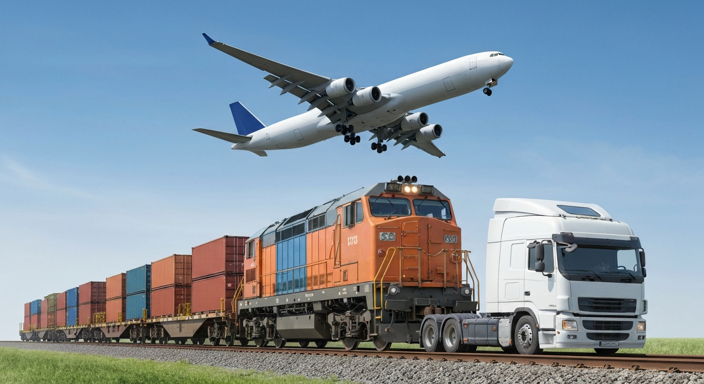 How Multimodal Freight Shipping Works in Canada (Air, Rail & Truck Explained)