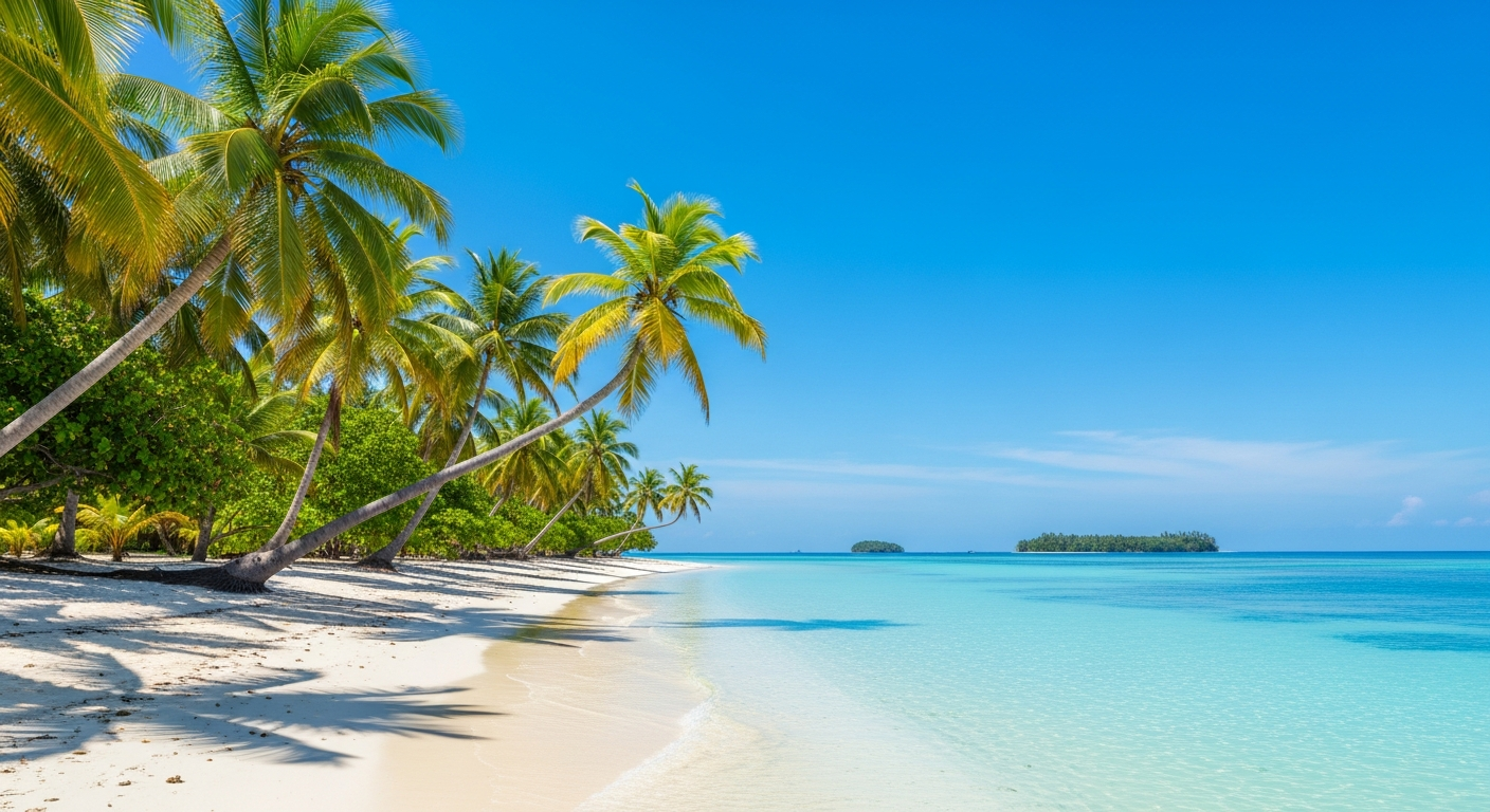 Hermosa playa tropical