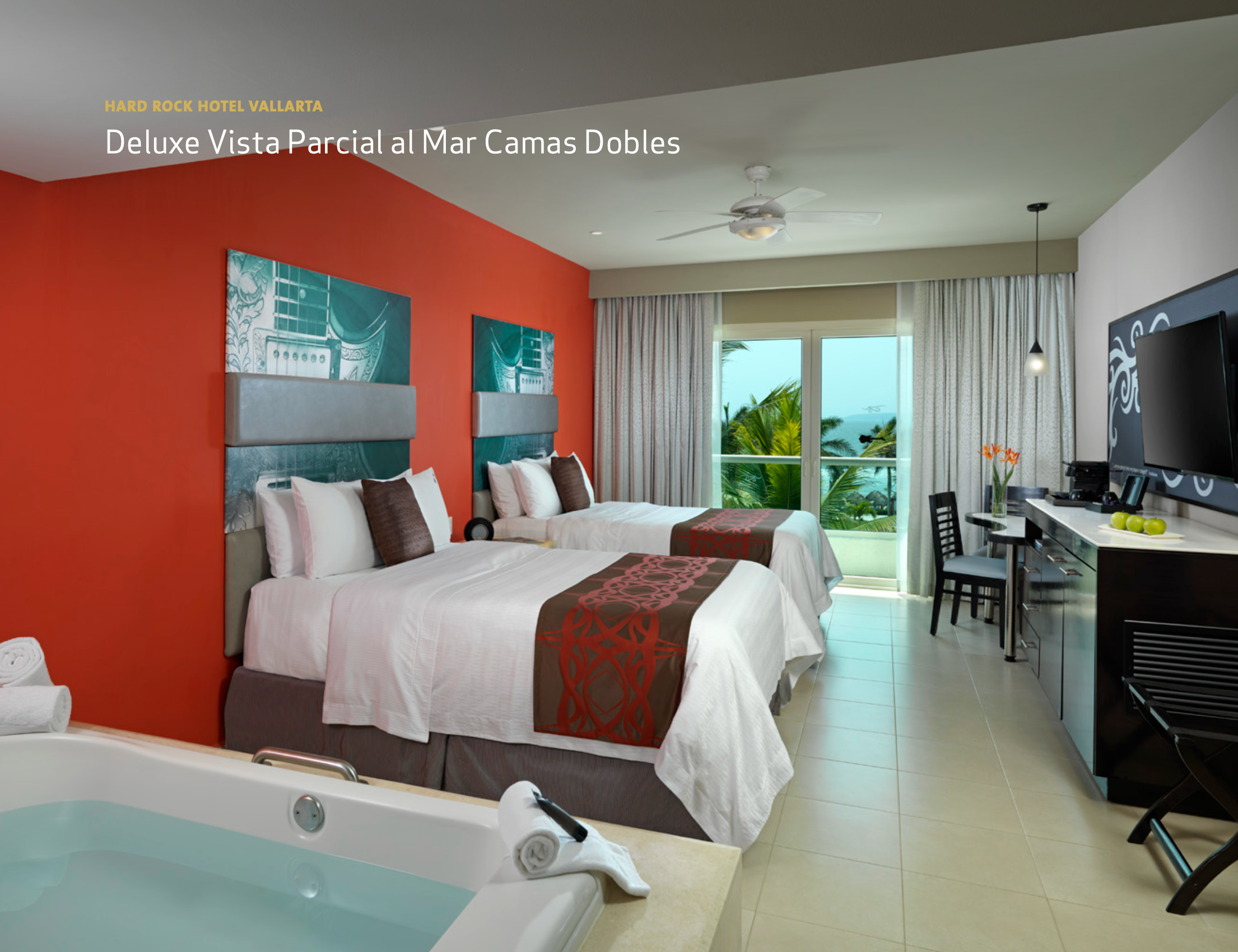 Deluxe Vista Parcial al Mar Dobles