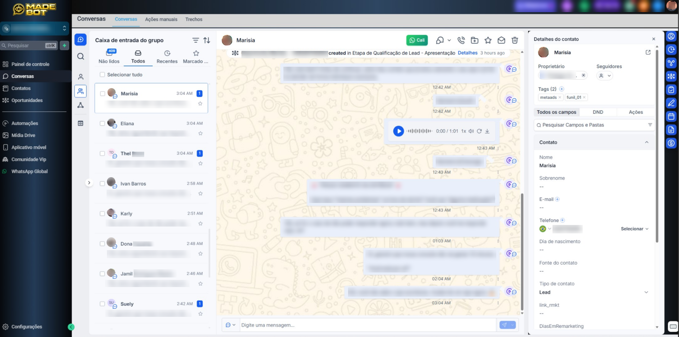 Madebot Dashboard