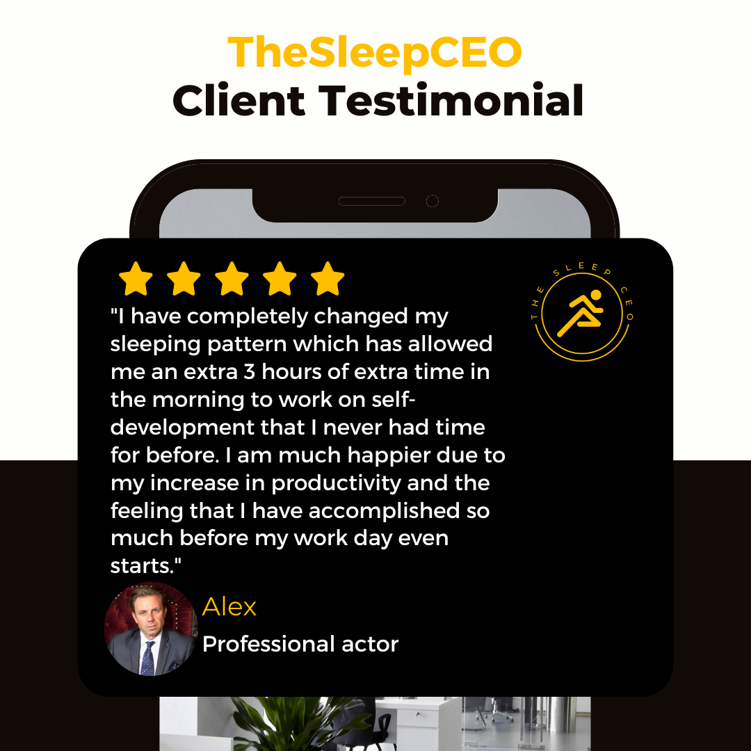 Alex - Professional Actor testimonial