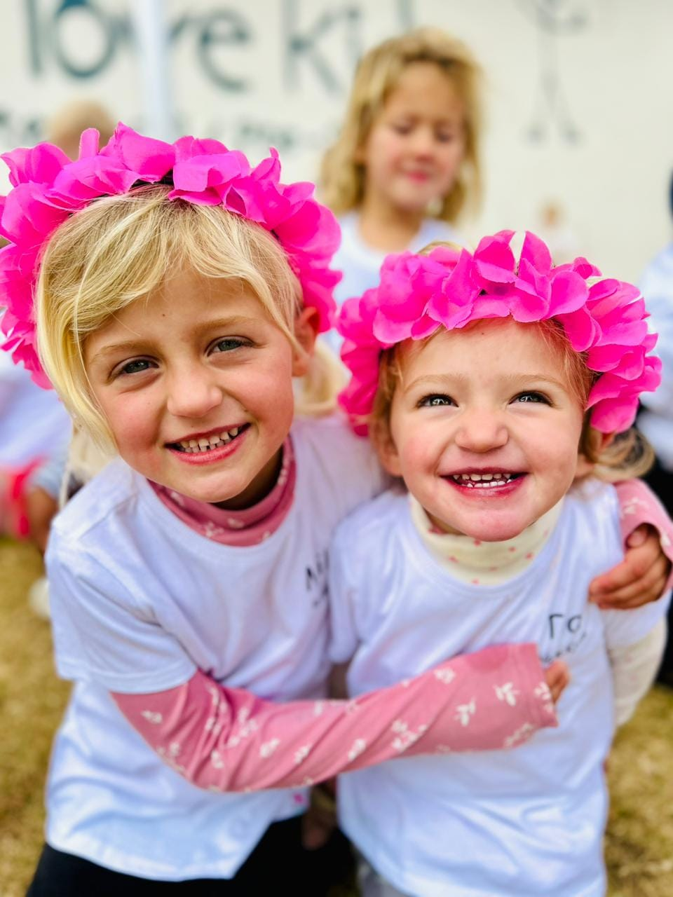 Children hugging