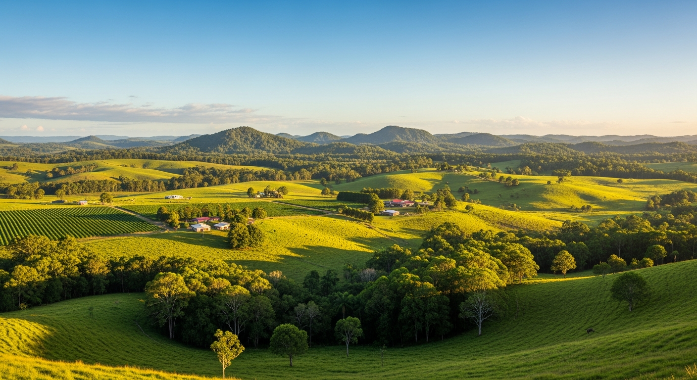 Rolling hills of Atherton