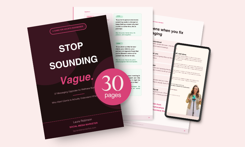 Stop Sounding Vague guide cover