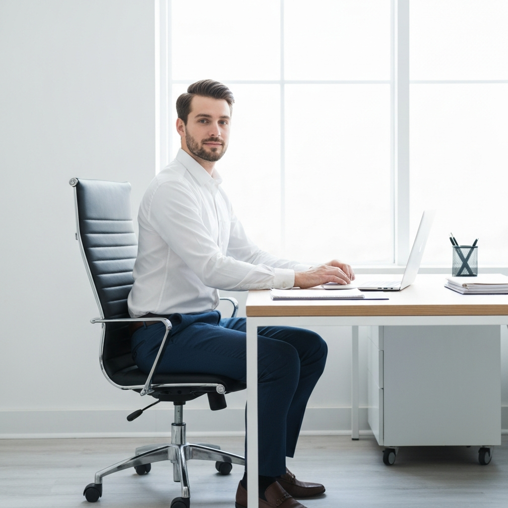 How to sit at your desk
